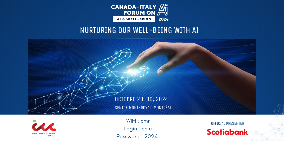 CTE Calliope at the Canada-Italy Forum on AI